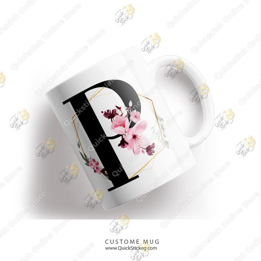 P QuickStick letter P Mug - Image 1