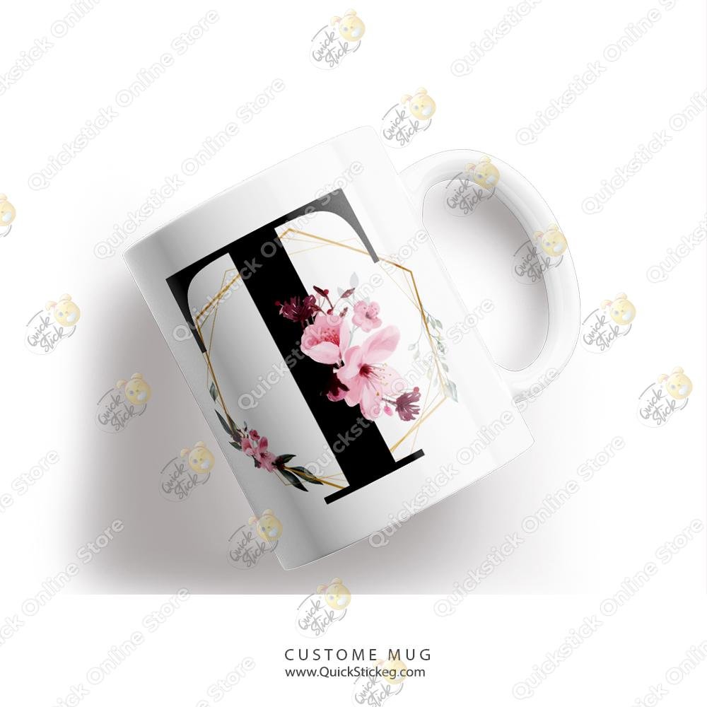 T QuickStick letter T Mug - الصورة 1