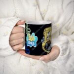 Black Spongebob Custom Mug - Image 2