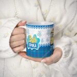 Blue Spongebob Custom Mug - Image 2