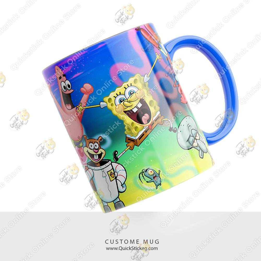 us US Spongebob Custom Mug - Image 1