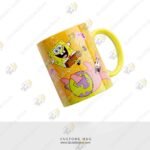 Yellow Spongebob Custom Mug