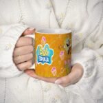 Yellow Spongebob Custom Mug - Image 2