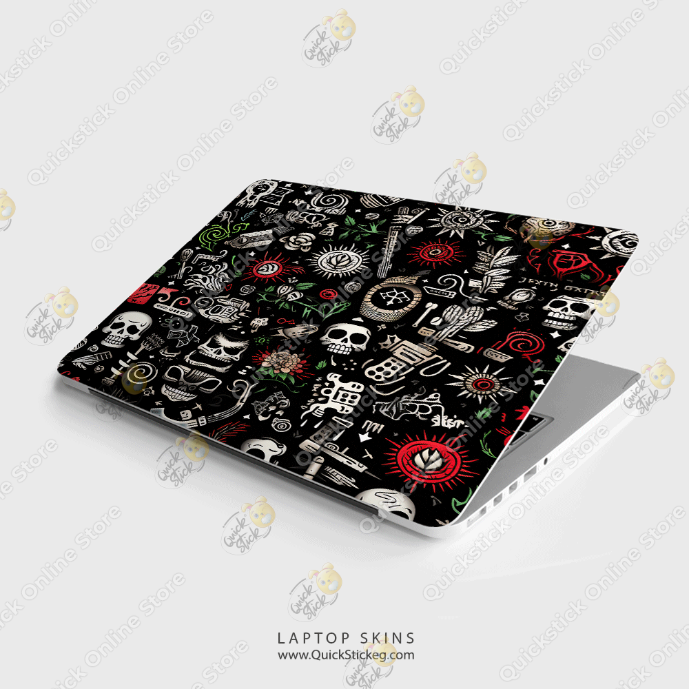 3-3 Doodle Skull - Image 1