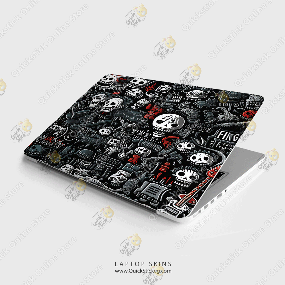 4-4 Doodle Skull - Image 1